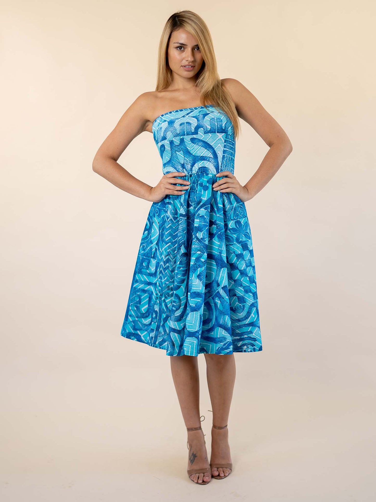 Tehina Dress - Ocean
