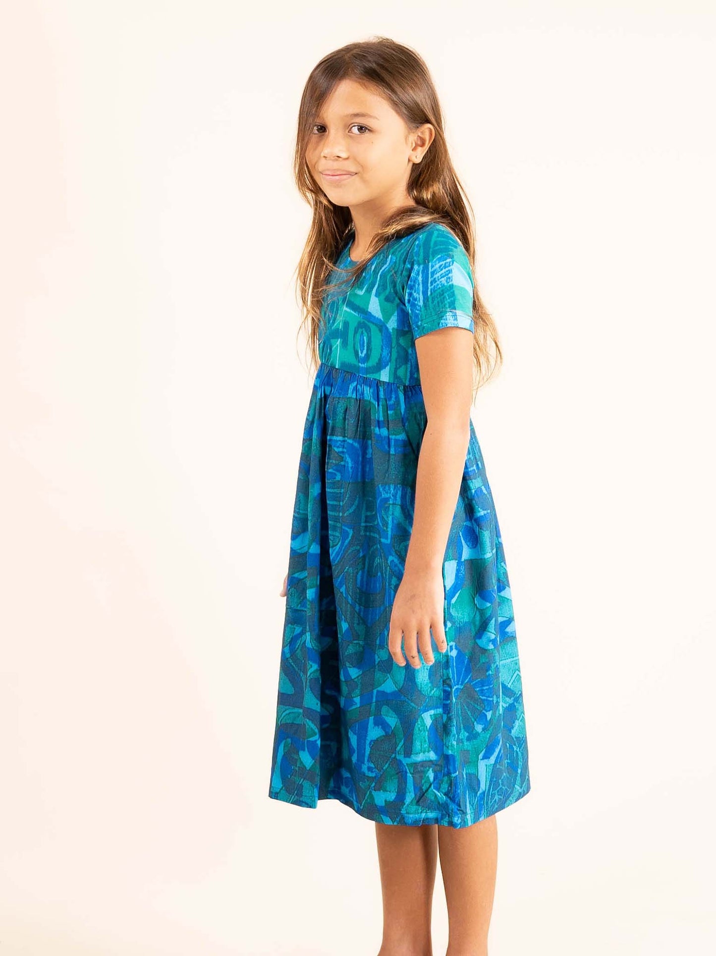Tipani Dress - Blue Jay