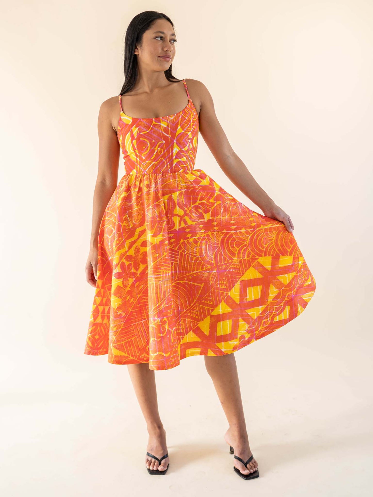 Hunaarii Dress - Sunset