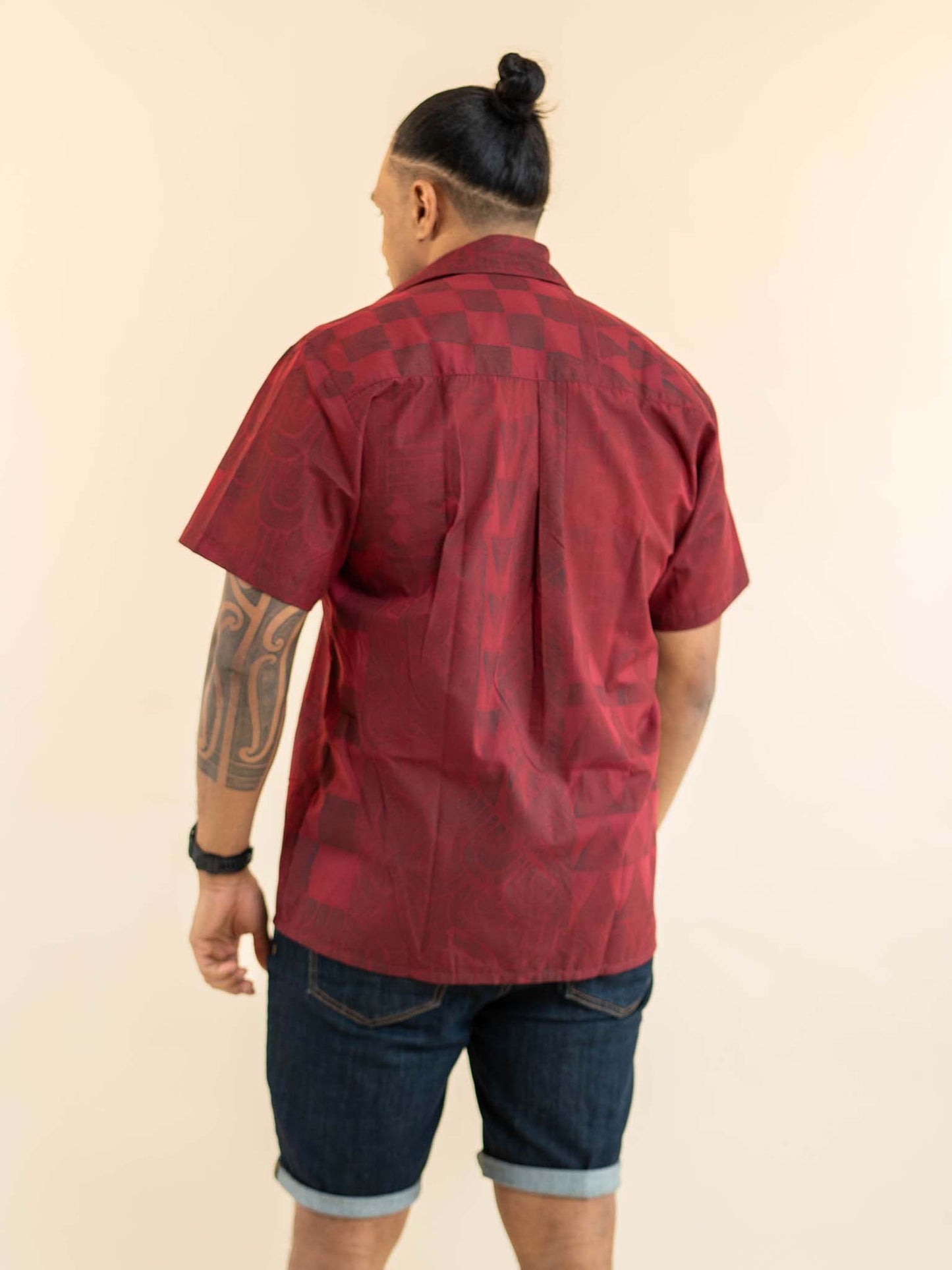 Taputu Shirt - Merlot