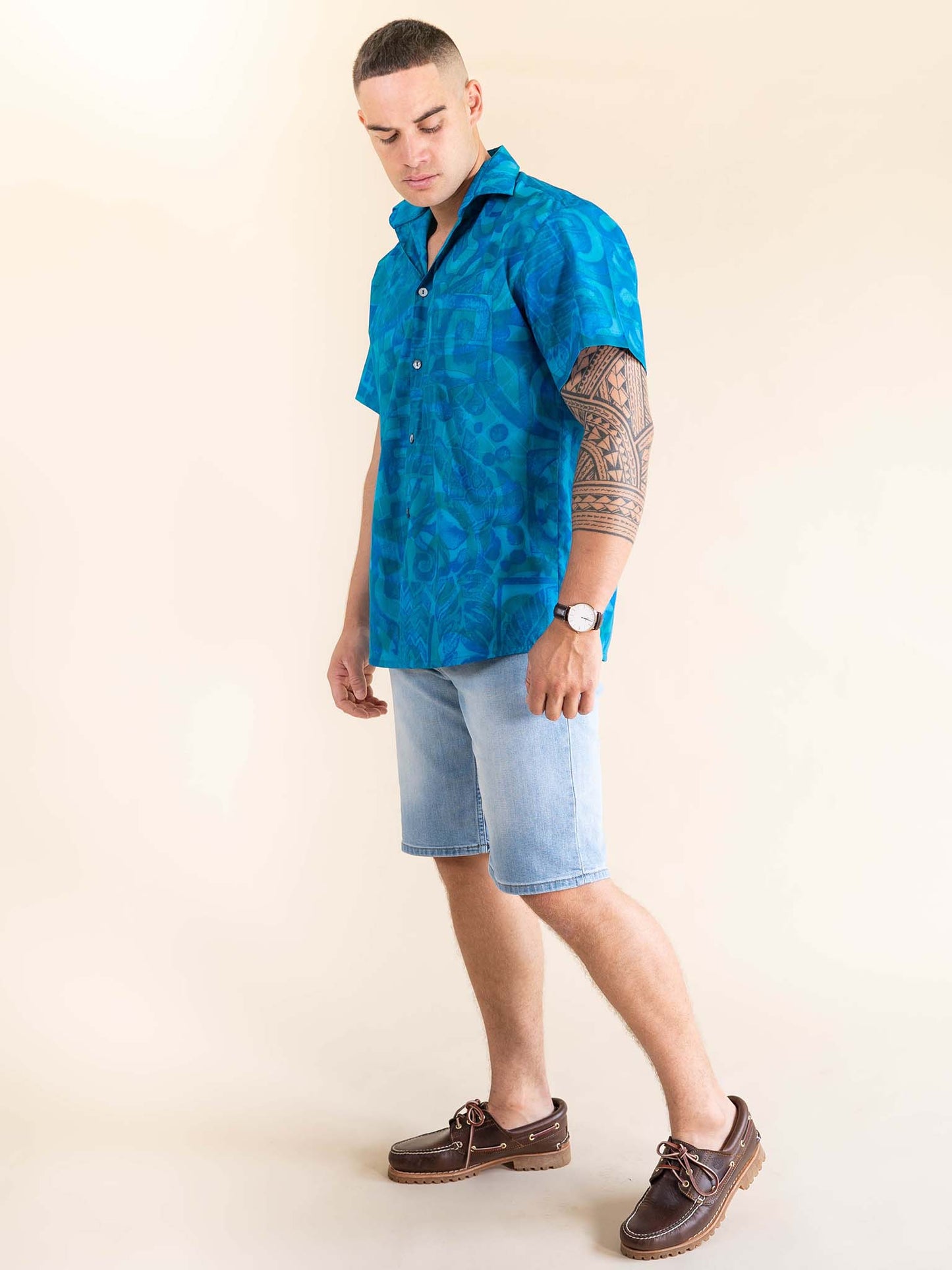 Taputu Shirt - Blue Jay