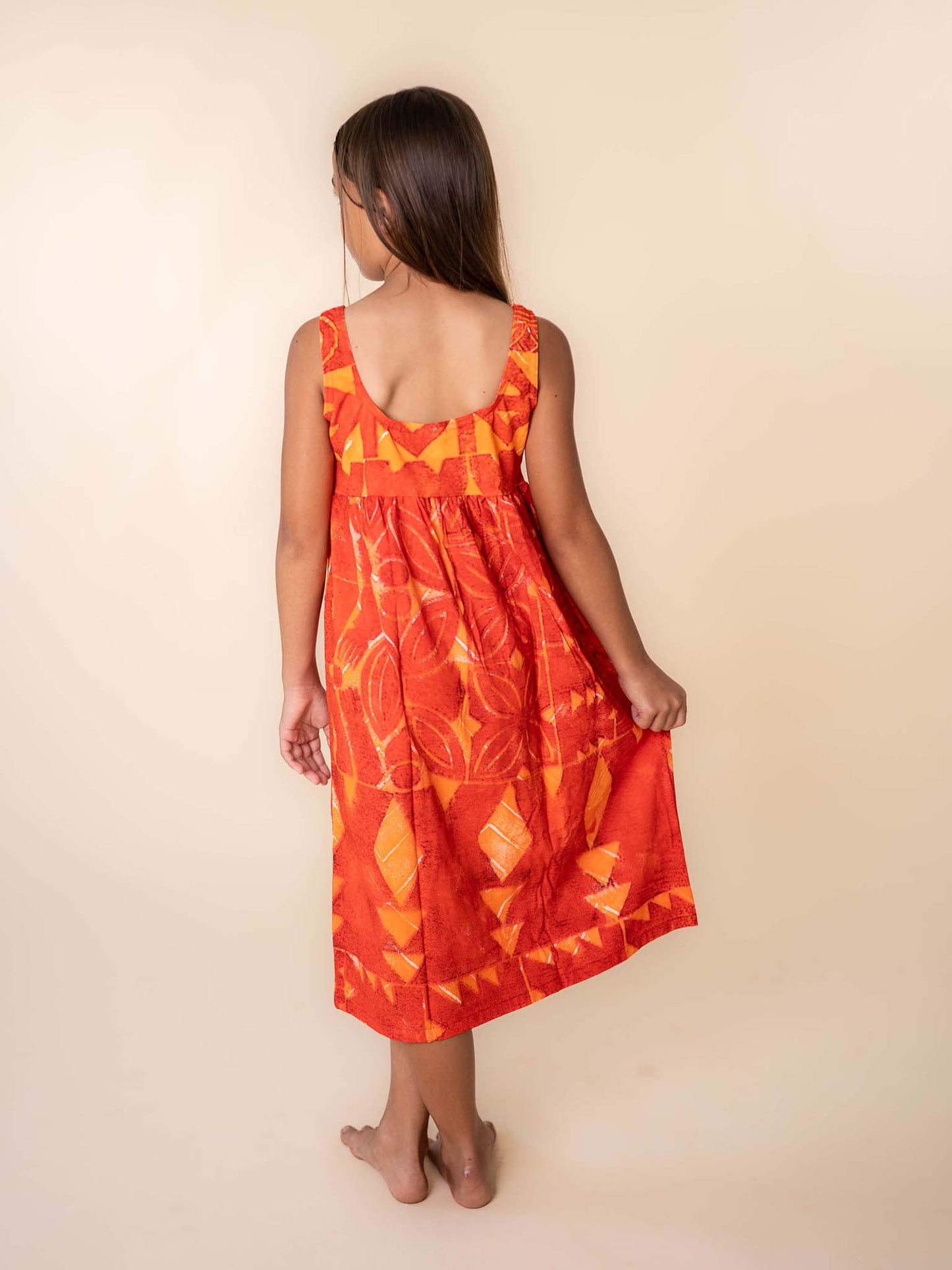 Hilo Dress - Burnt Tiger Lily