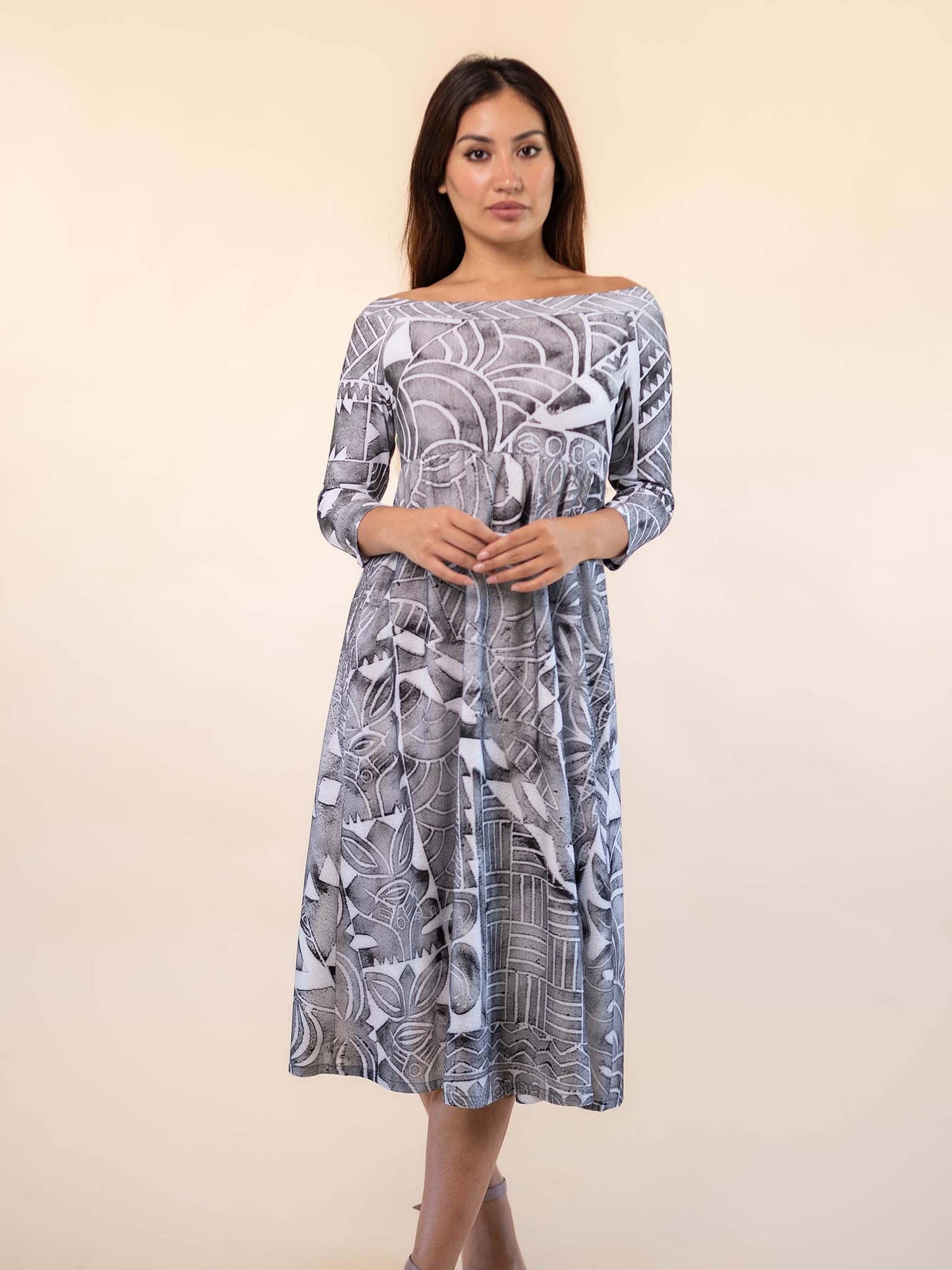 Paloma Dress - Stone