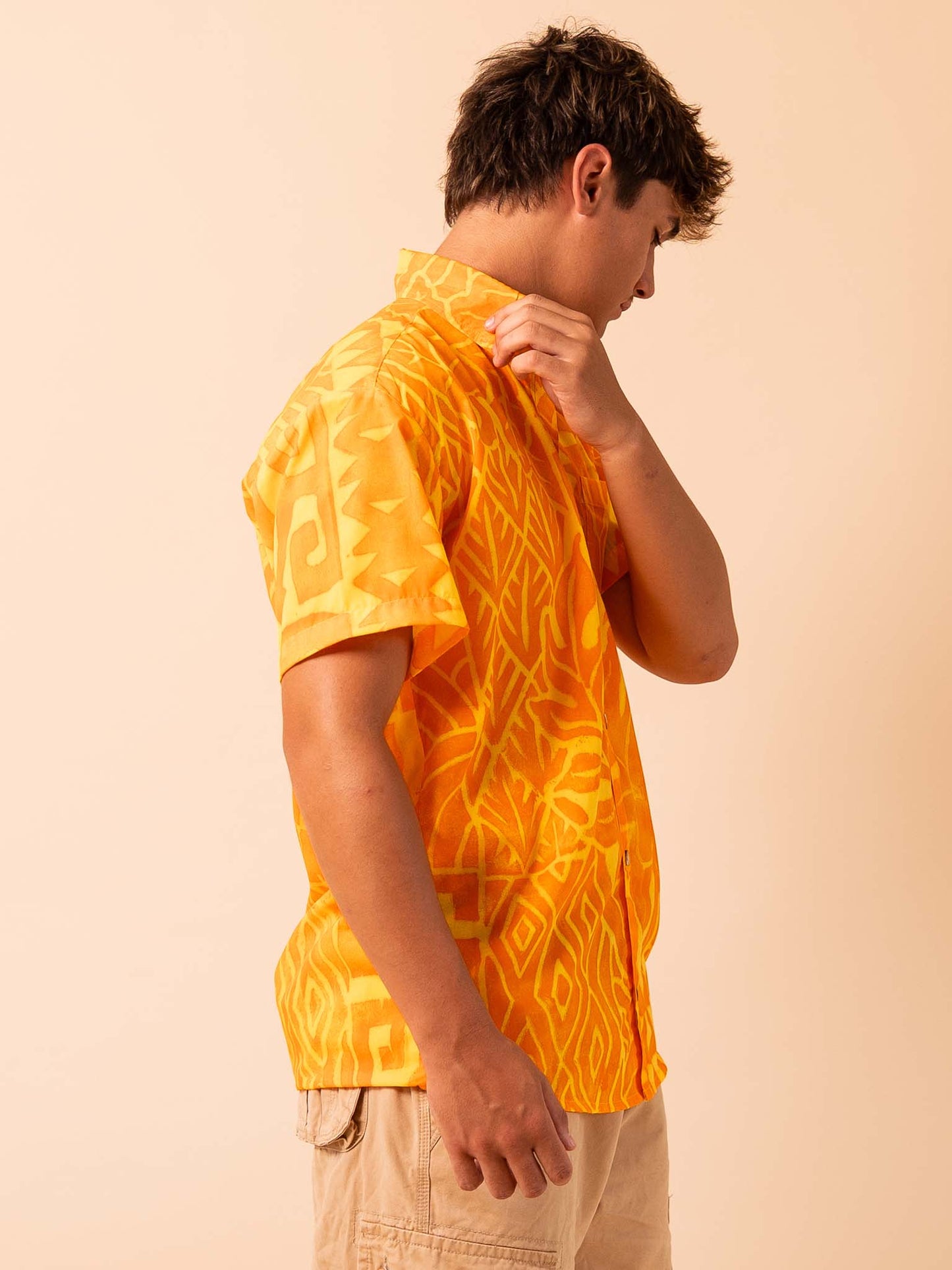 Taputu Shirt - Saffron