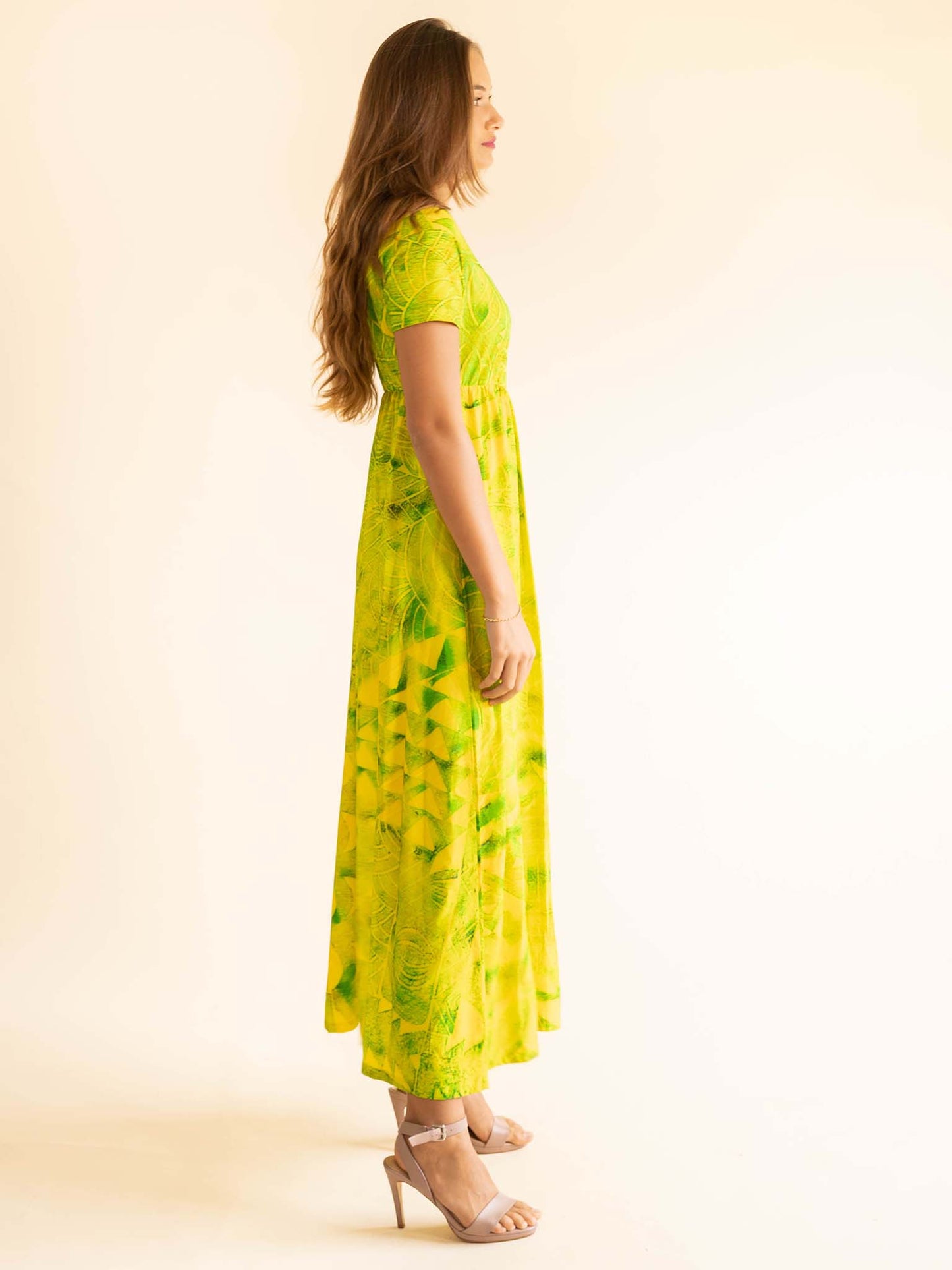 Tarani Dress Long - Macaw
