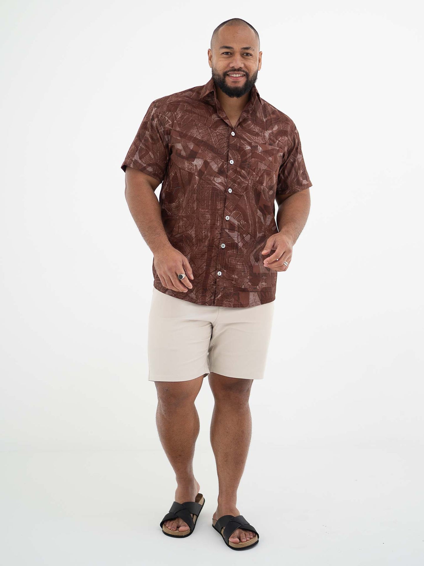 Taputu Shirt - Bark