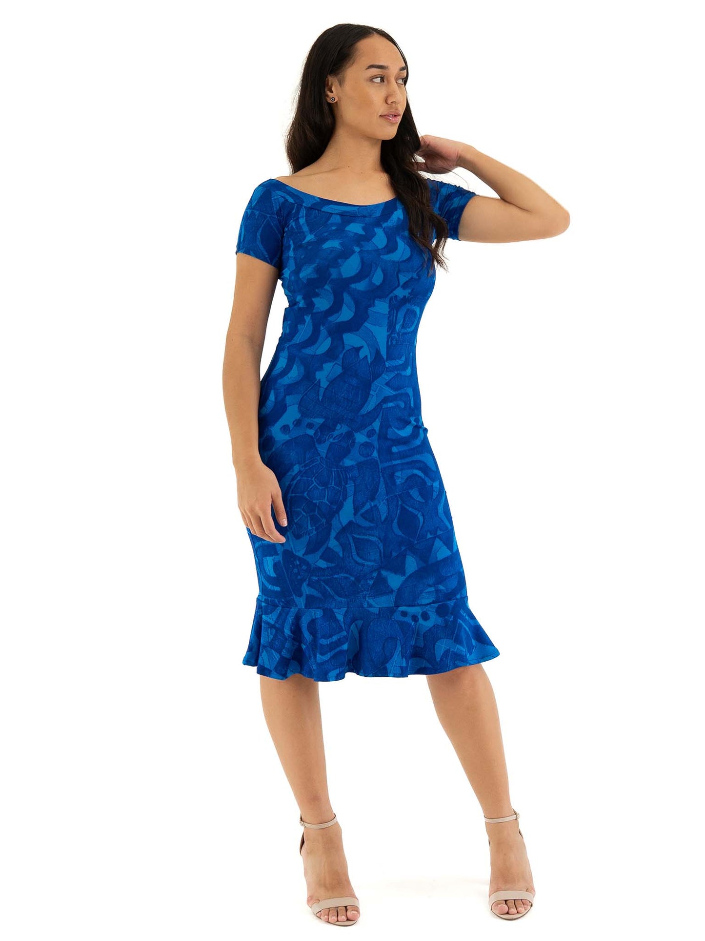 Ana Dress - Deep ocean
