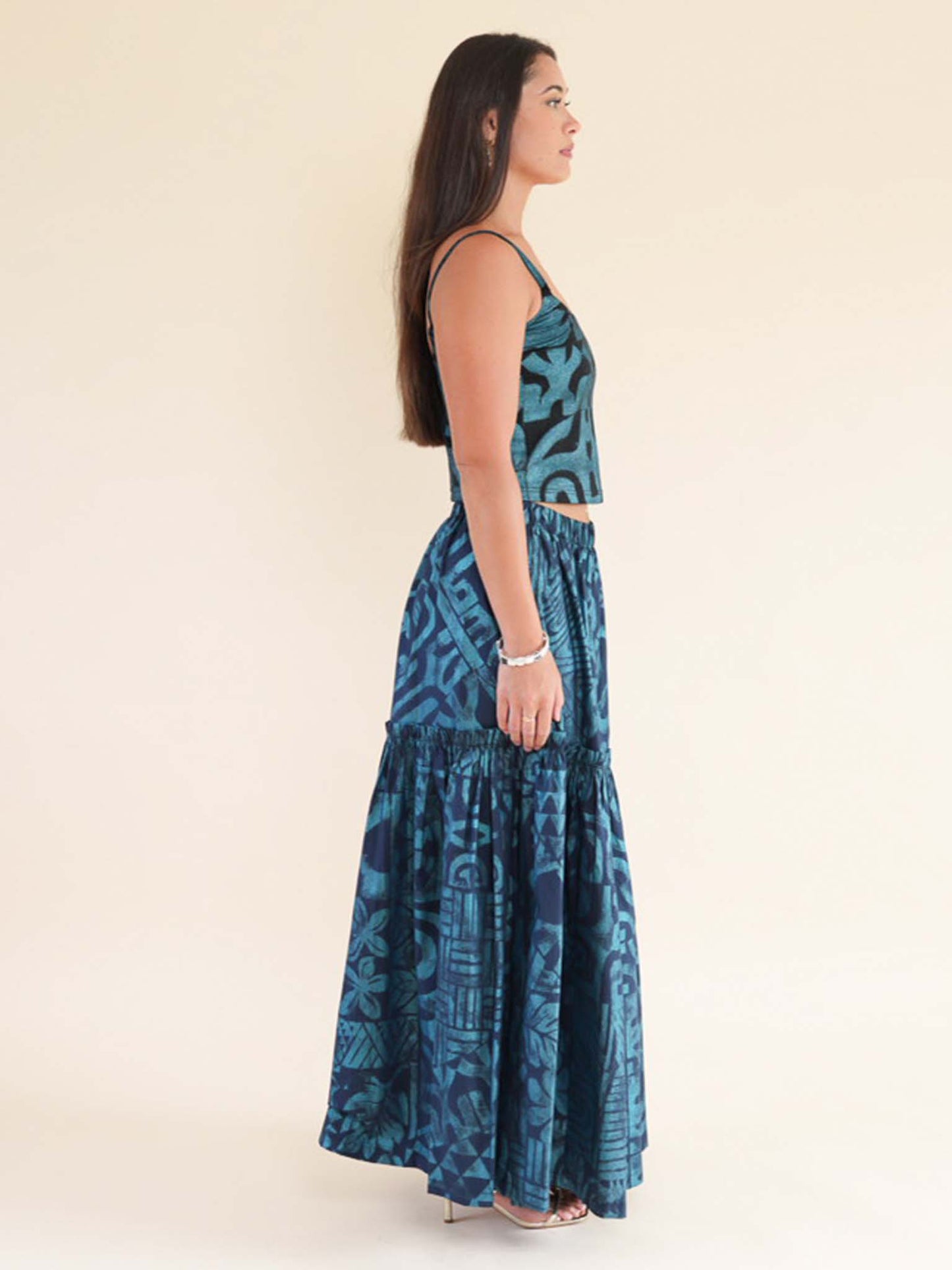 Kaiulani Skirt - Turquoise Pearl