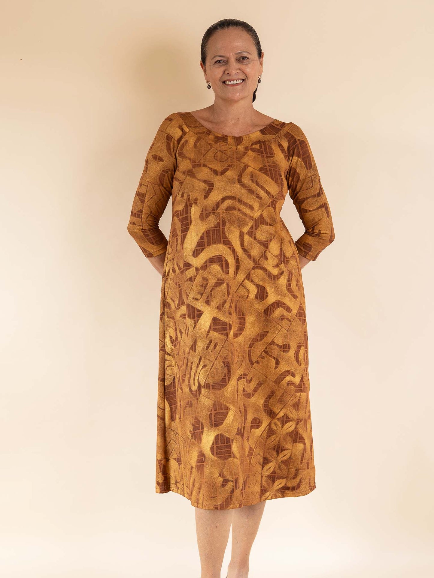 Mareta Dress - Bronze
