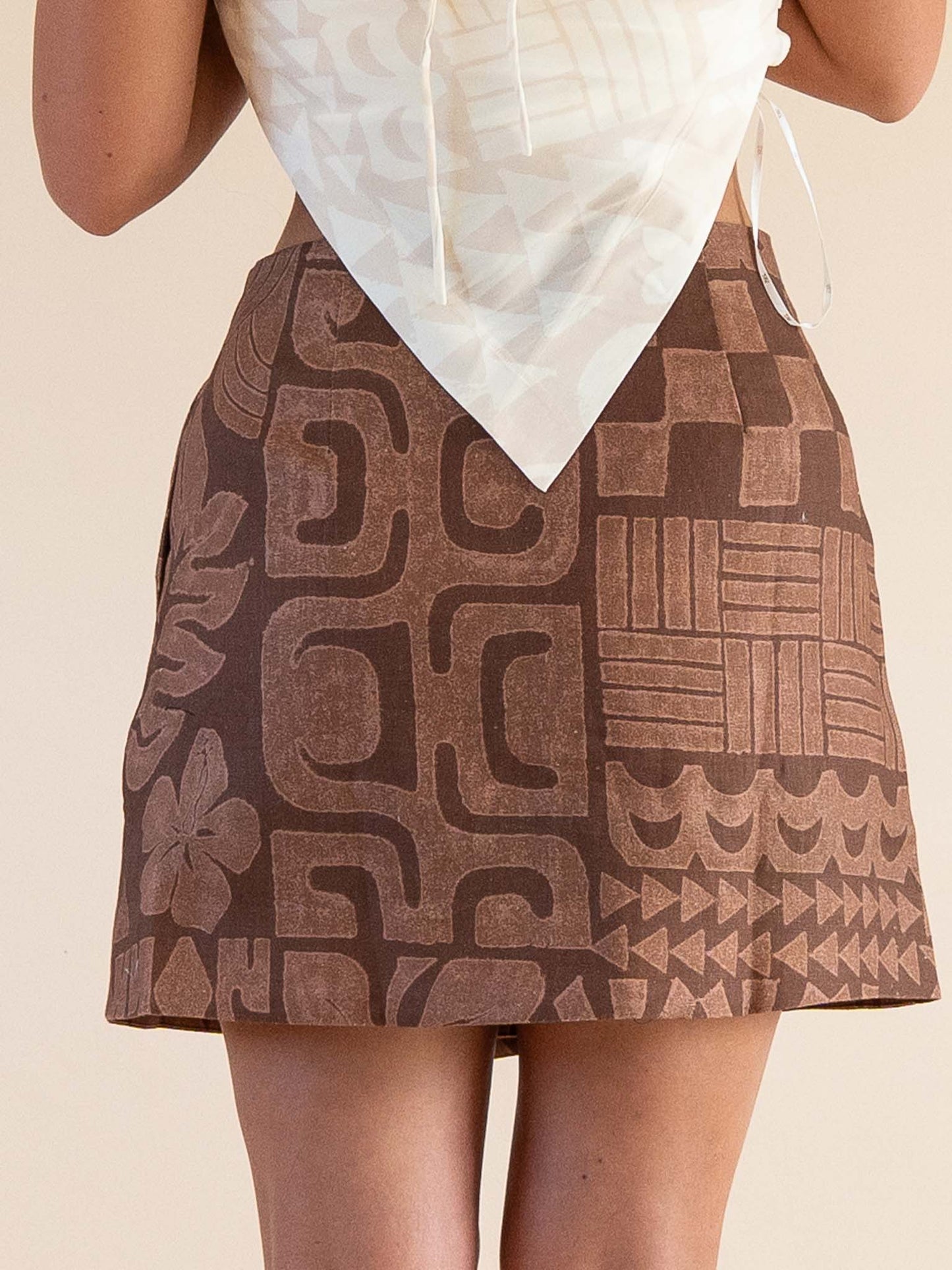 Hinatea Wrap Skirt - Coco