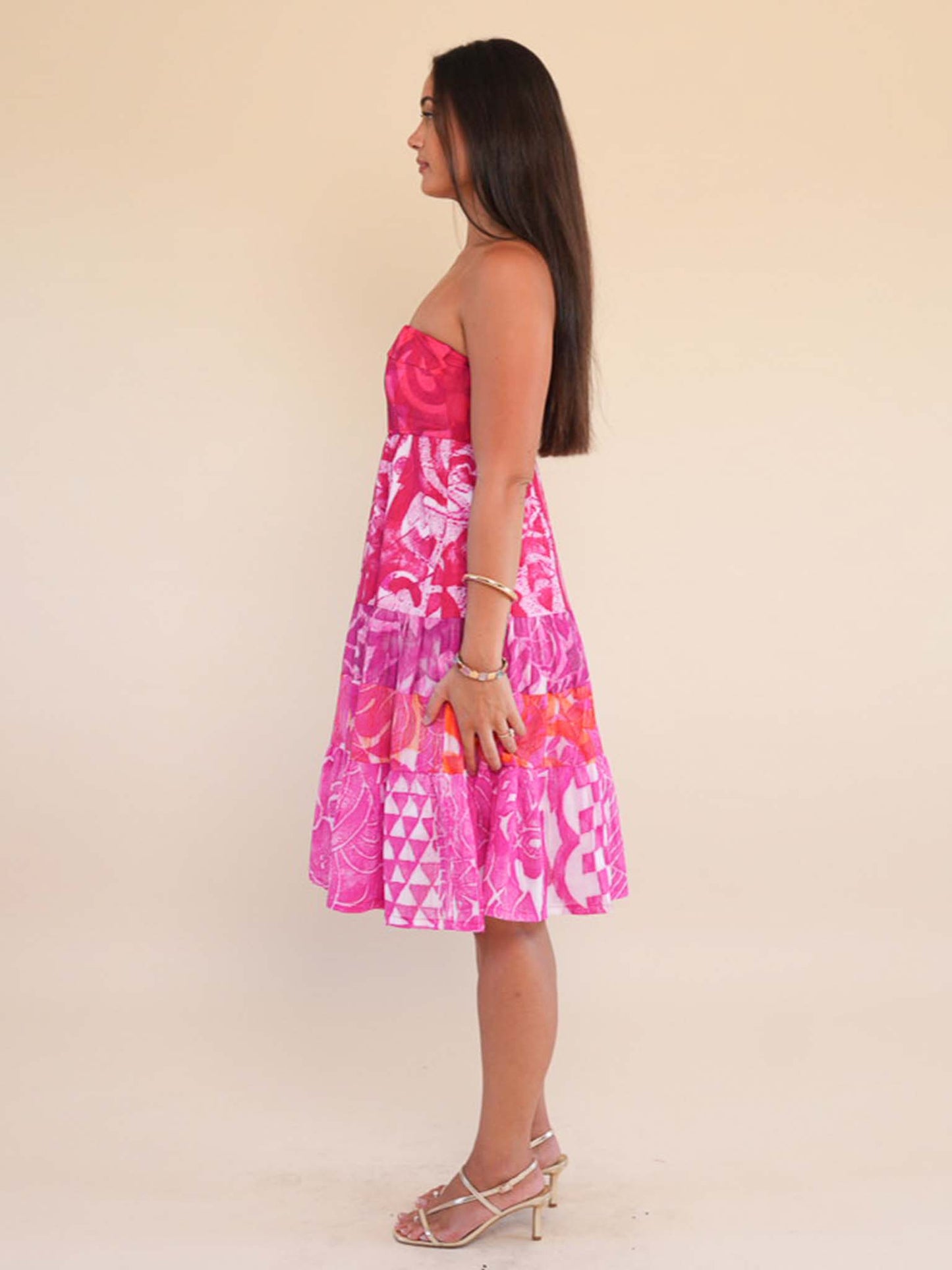 Kate Dress Mini - Dark Cerise