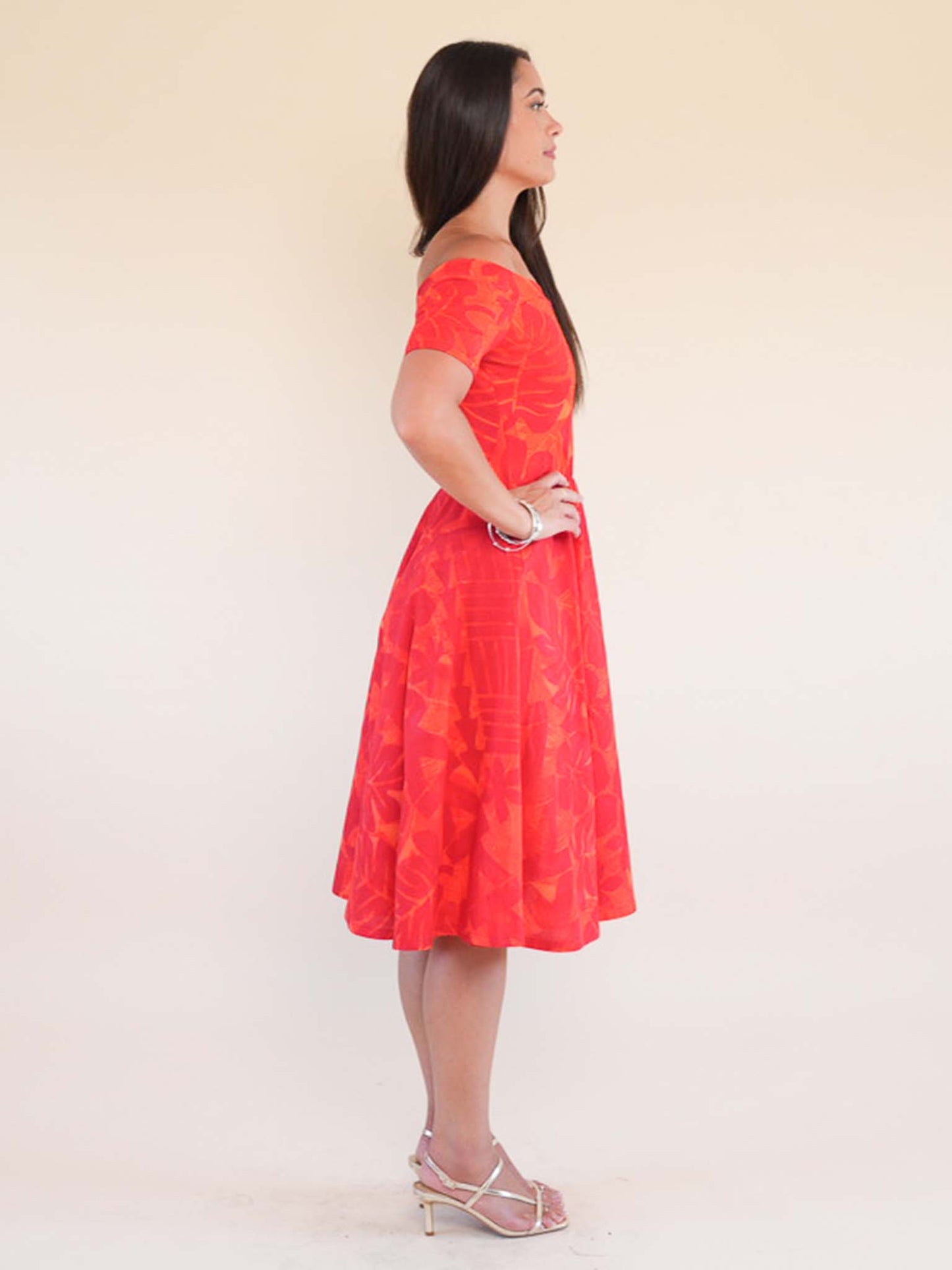 Felicia Dress - Scarlet