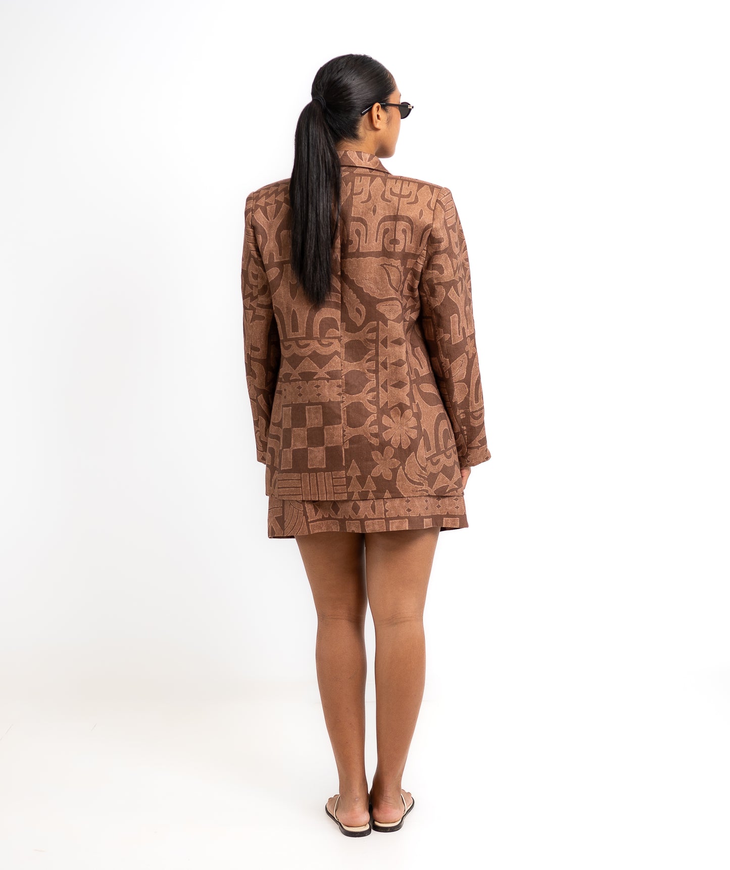 Iva Linen Blazer - Coco