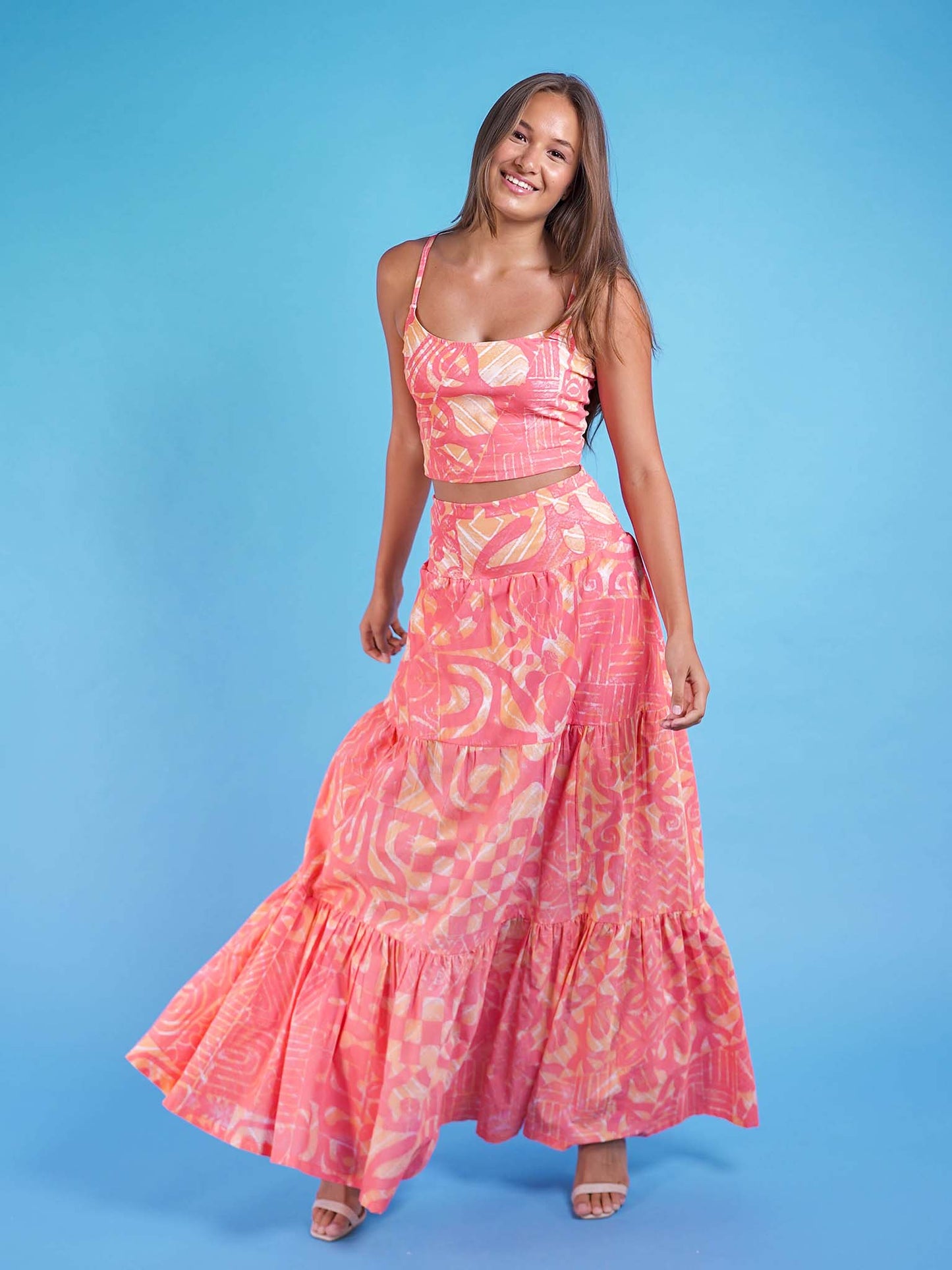 Keanavai Skirt - Apricot