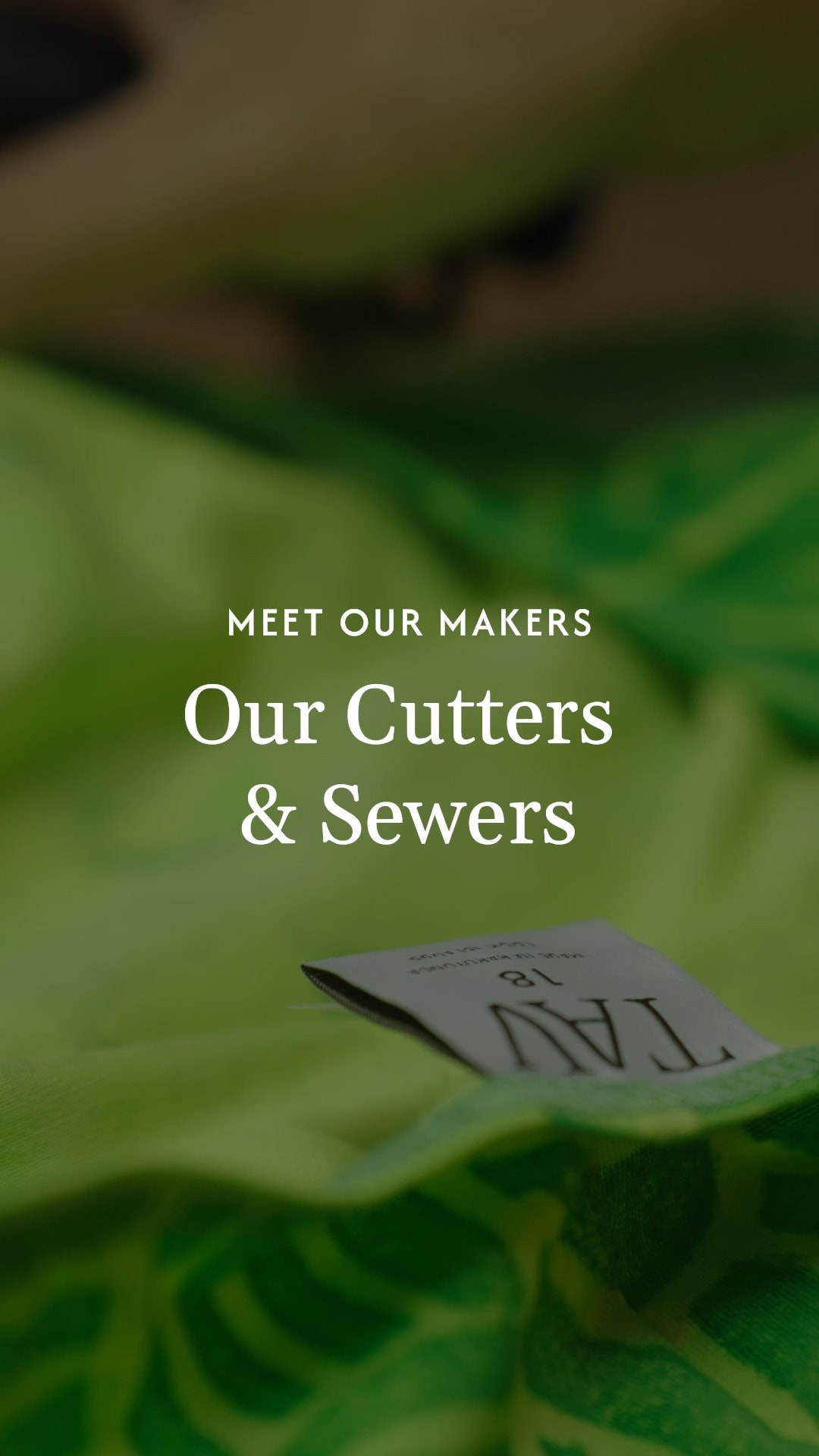 Behind every TAV piece are the hands of many. Our makers are skilled artisans whose knowledge has been passed down through generations.

Meet our makers at tavpacific.com