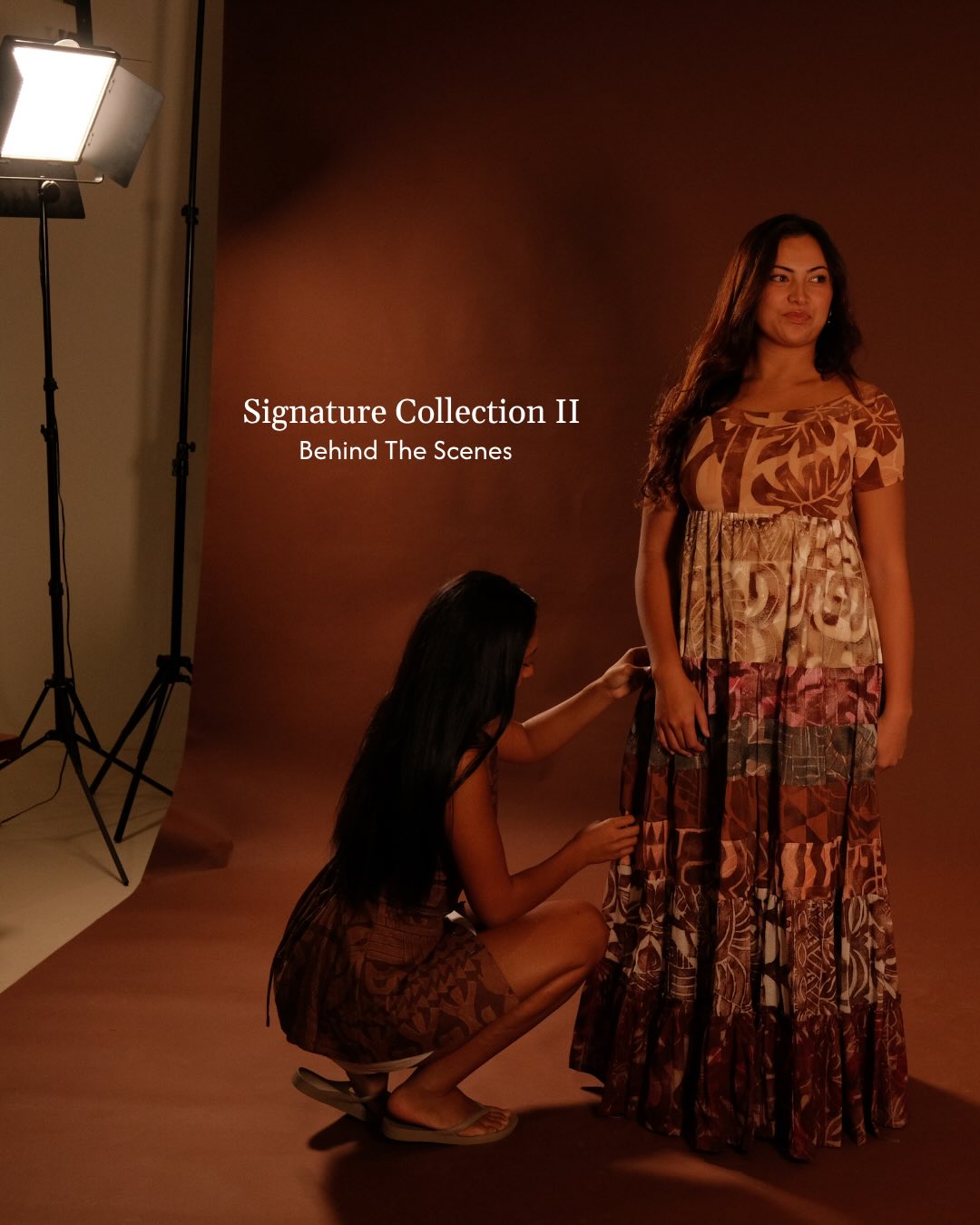 BTS from our latest shoot.
Signature Collection II - Tavpacific.com