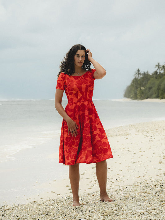 Felicia Dress - Scarlet