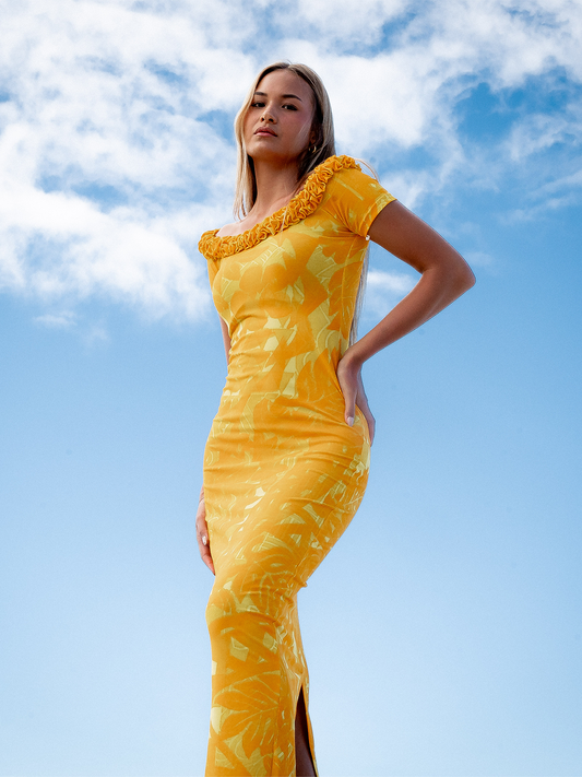 Huahine Dress - Amber