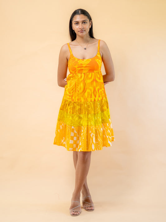 Maine Mini Dress - Saffron