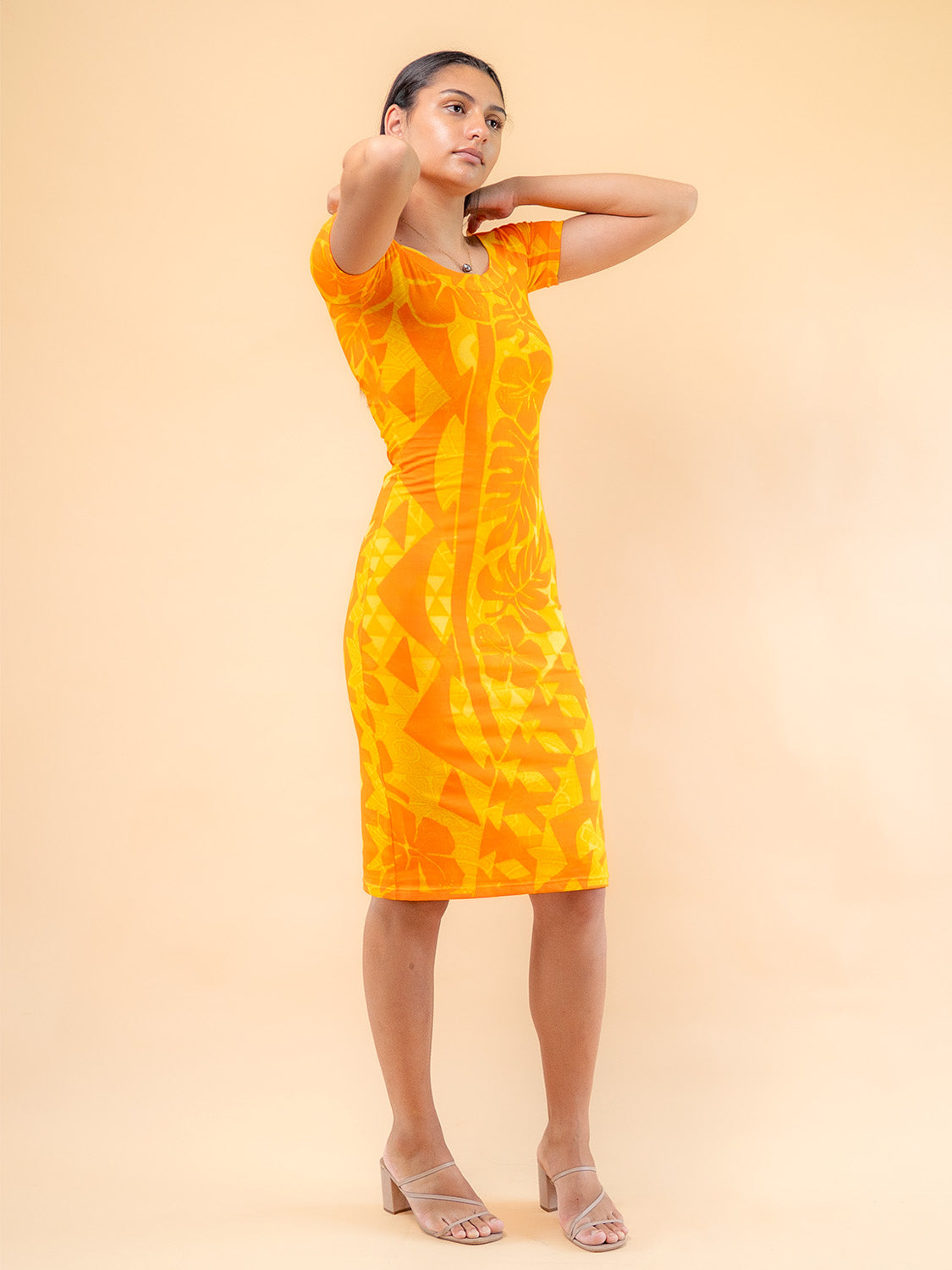 Aimata Dress - Saffron