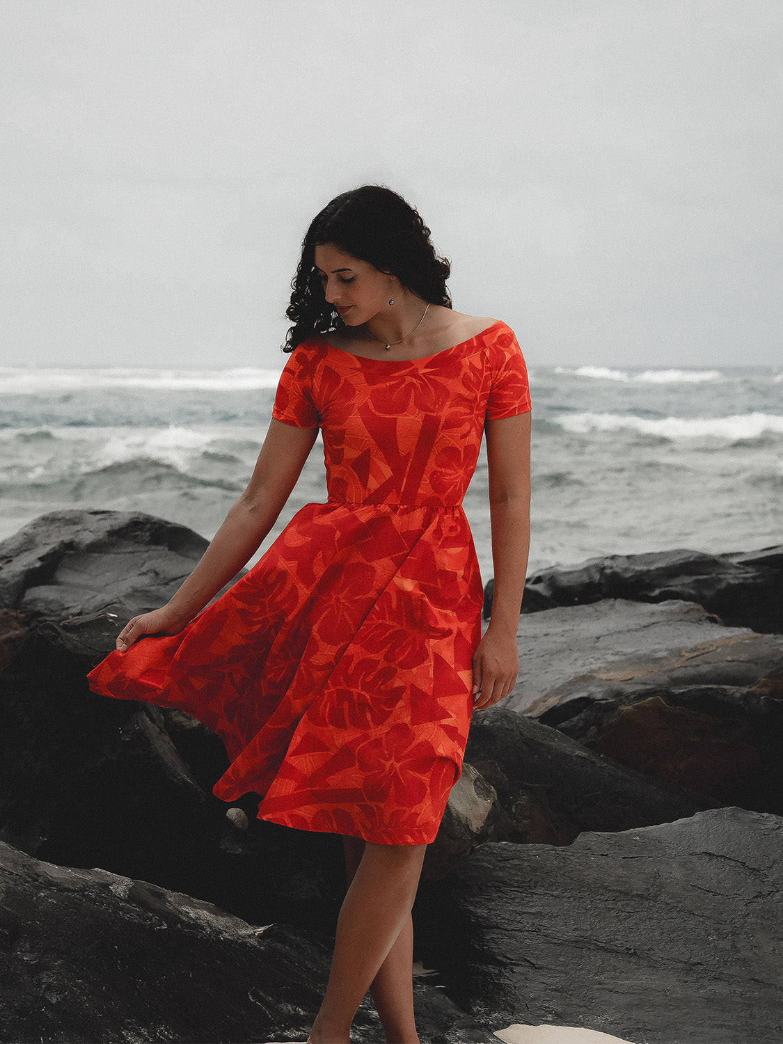 Felicia Dress - Scarlet