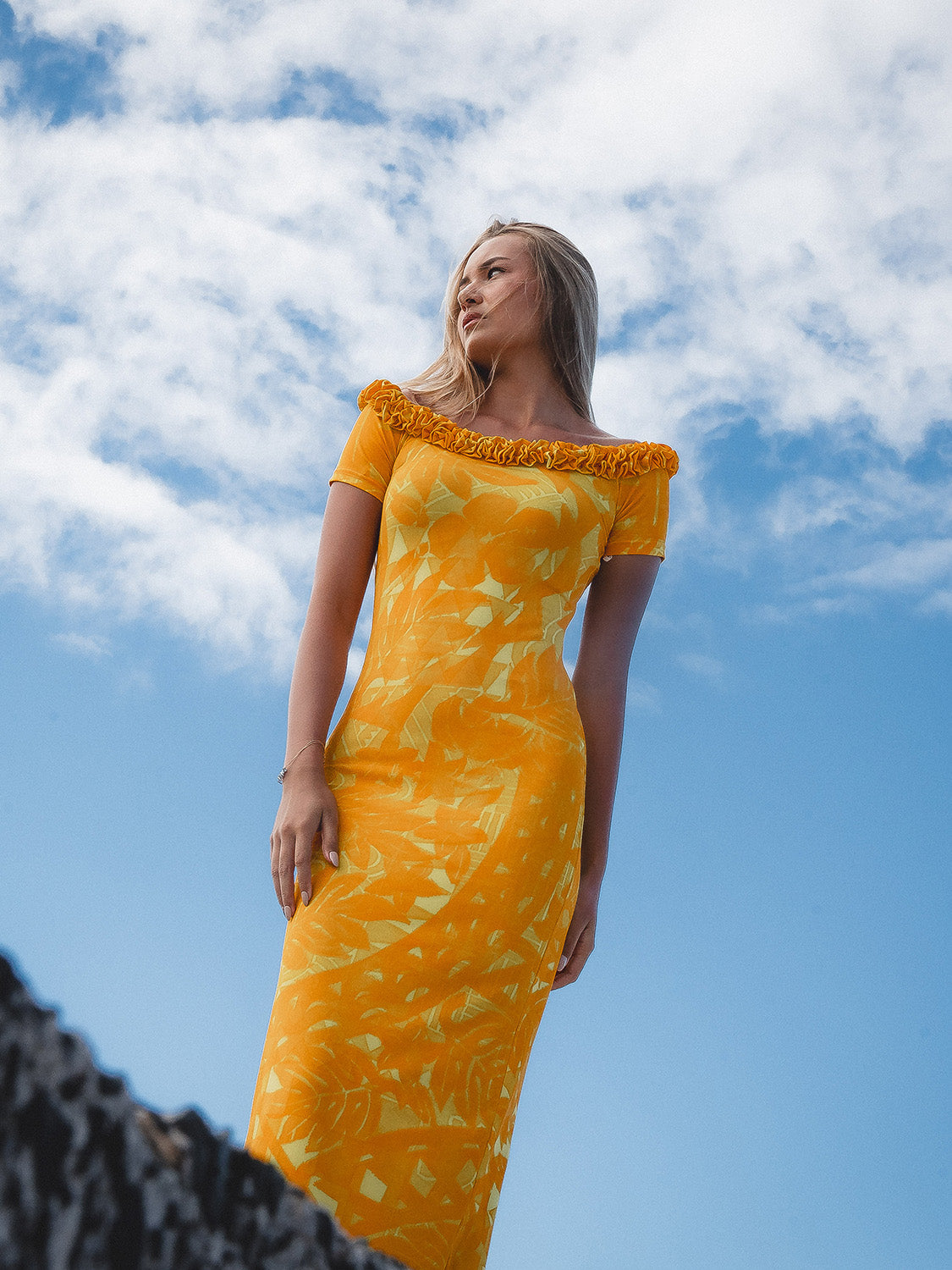 Huahine Dress - Amber