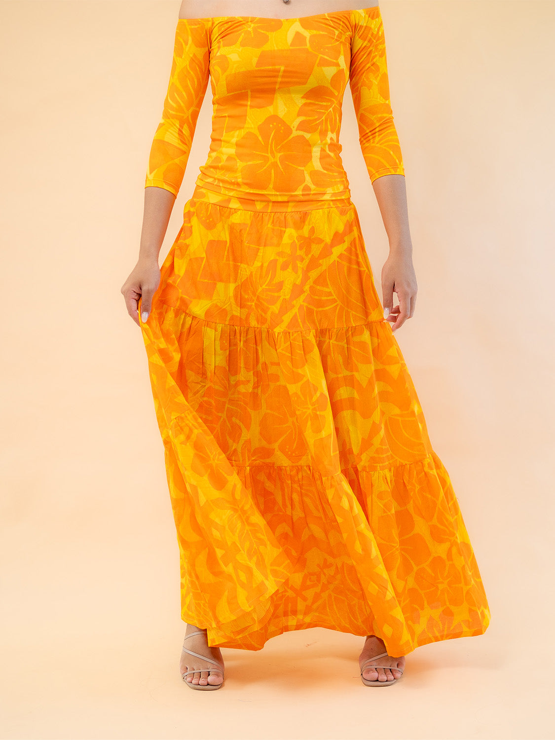 Keanavai Skirt - Saffron