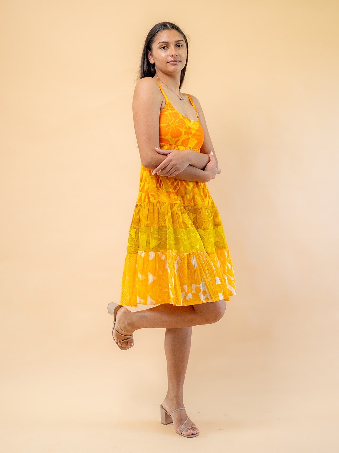 Maine Mini Dress - Saffron