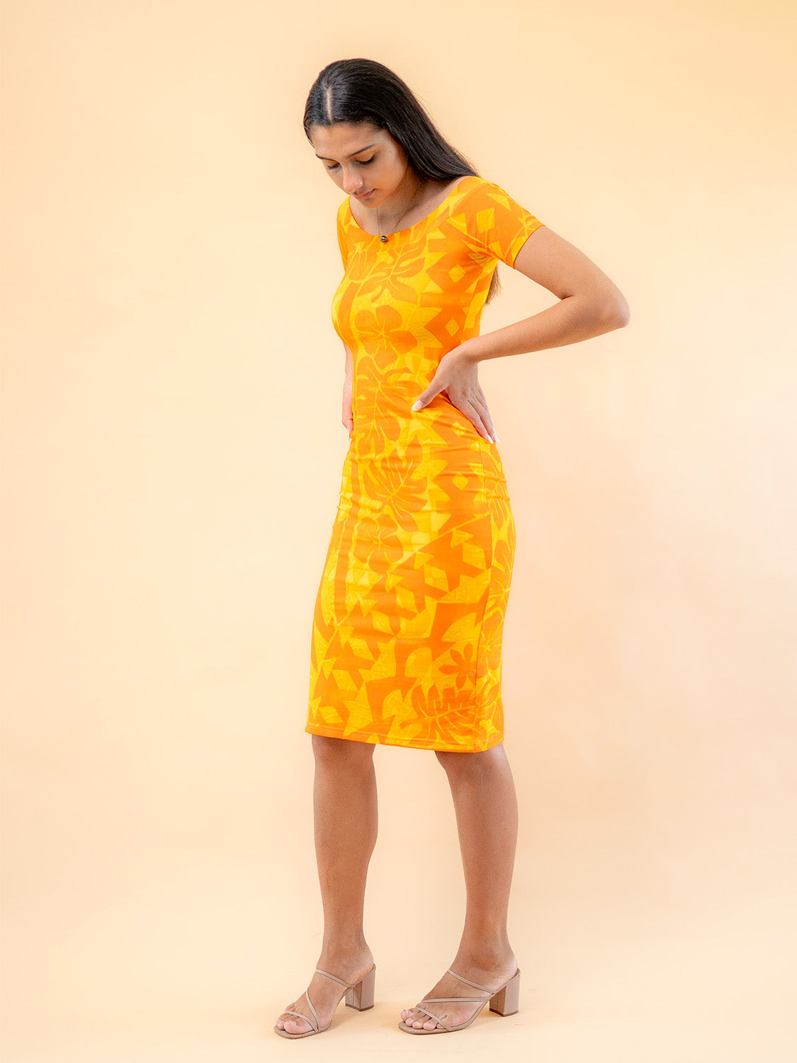 Aimata Dress - Saffron
