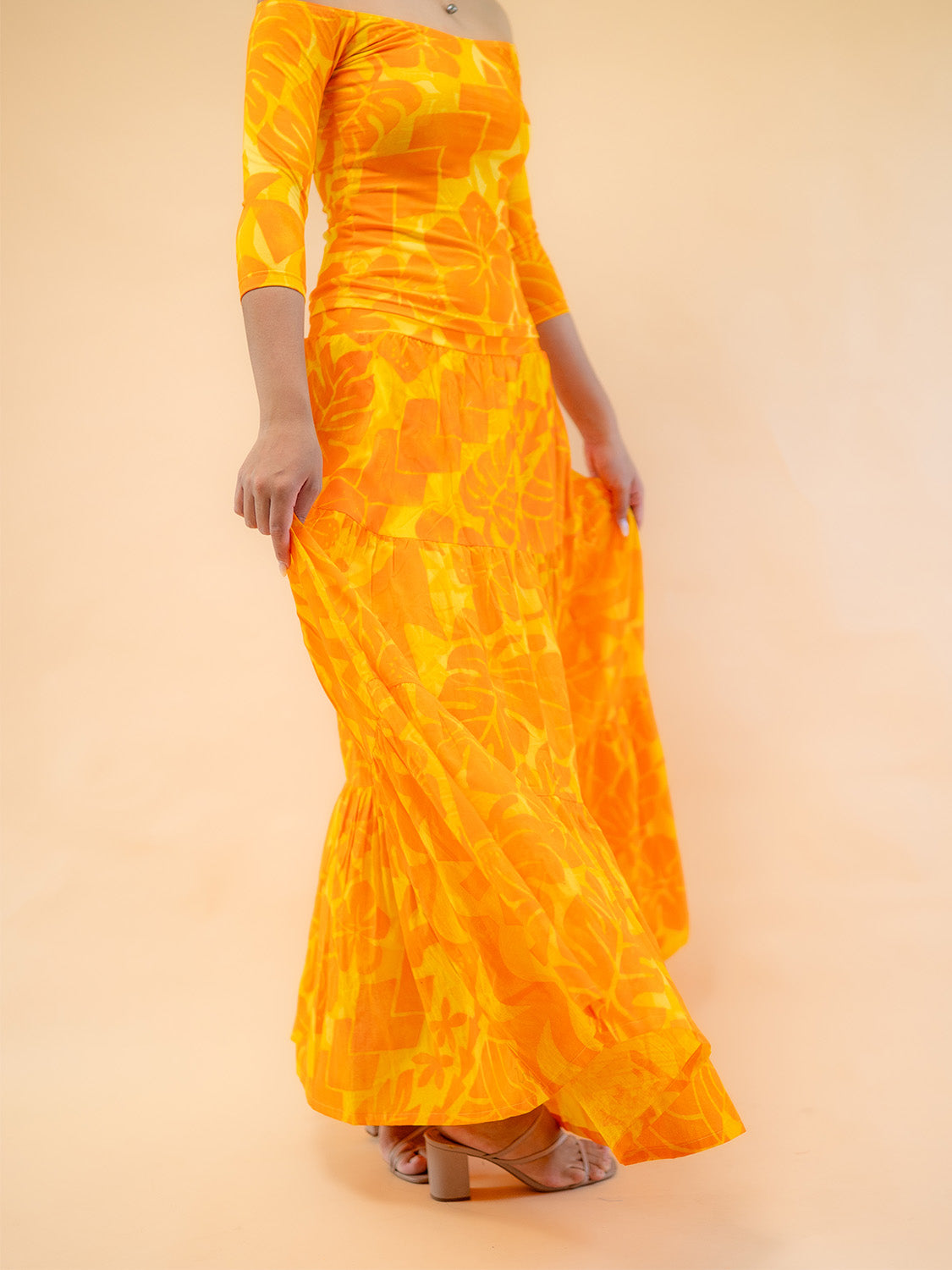 Keanavai Skirt - Saffron