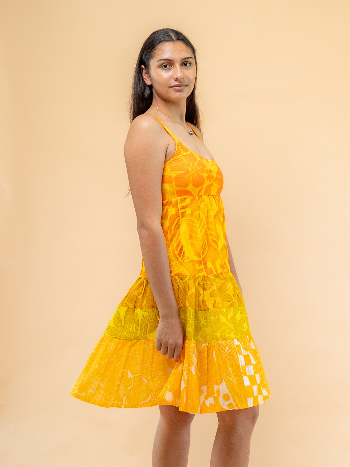 Maine Mini Dress - Saffron