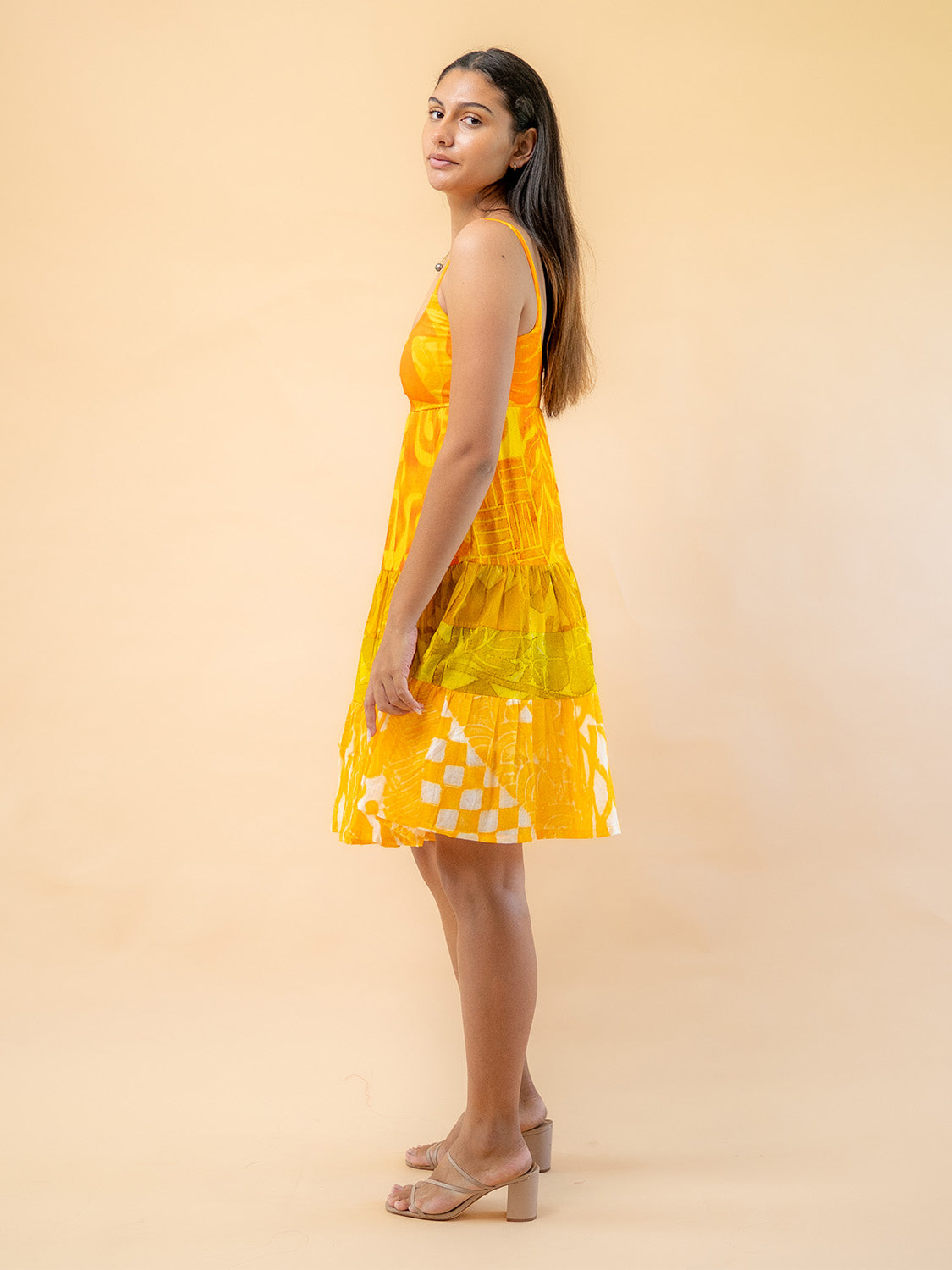 Maine Mini Dress - Saffron