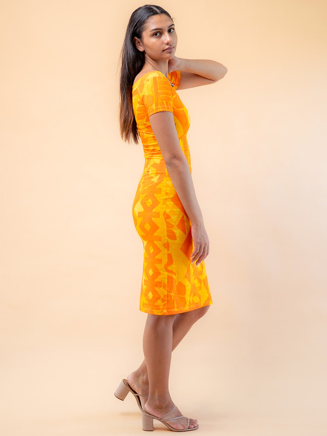Aimata Dress - Saffron