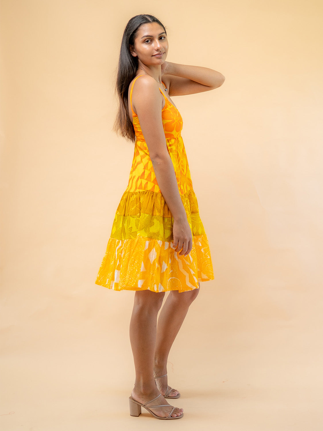 Maine Mini Dress - Saffron