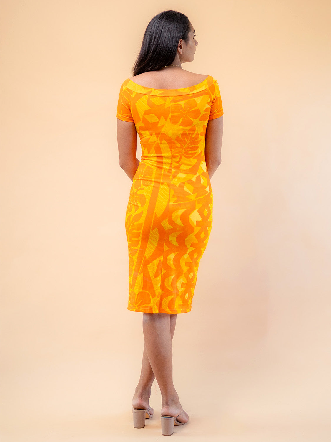 Aimata Dress - Saffron