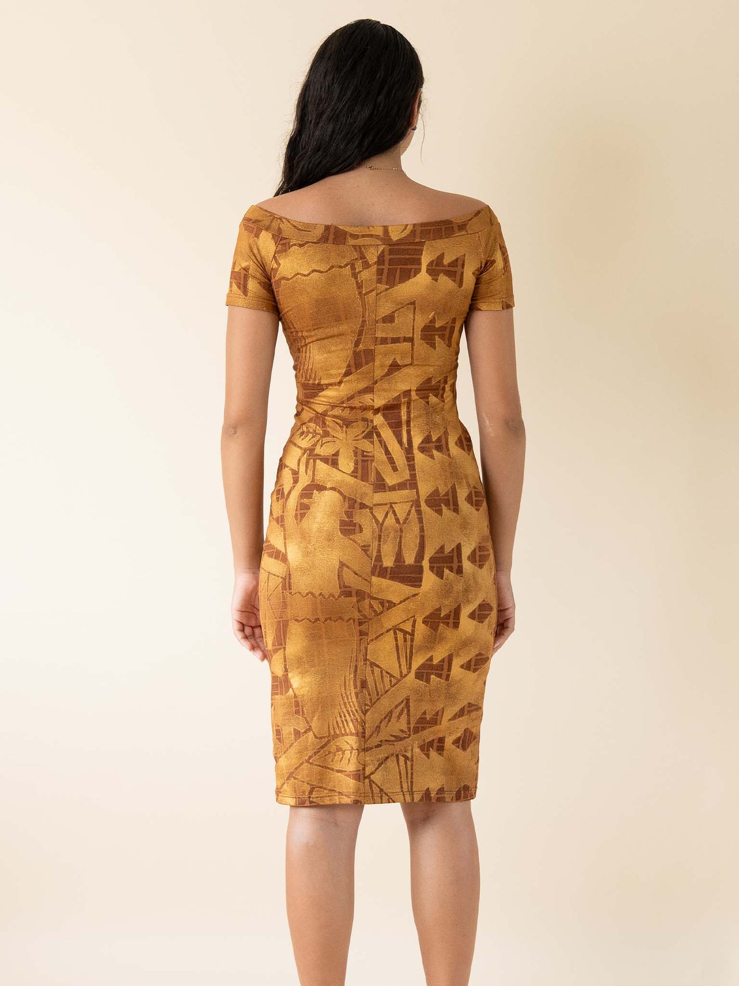 Aimata Dress - Bronze