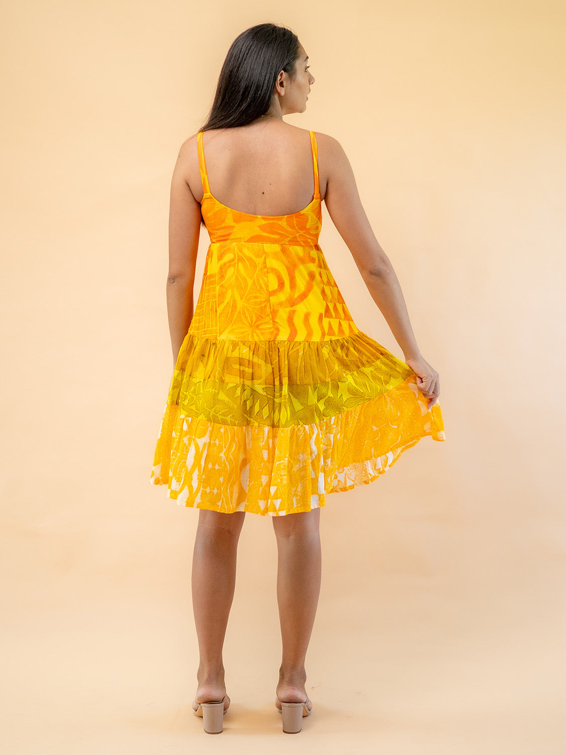 Maine Mini Dress - Saffron
