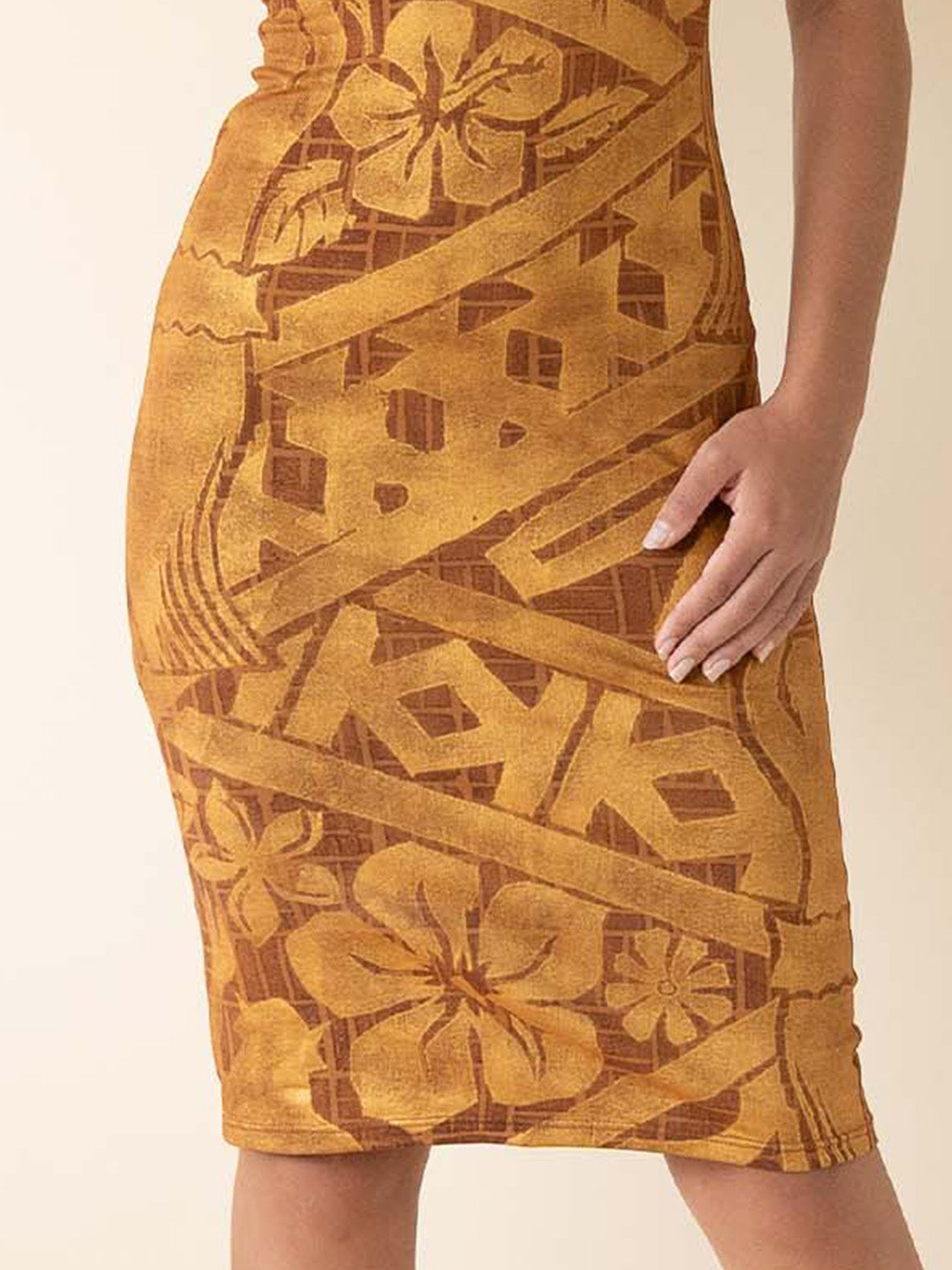 Aimata Dress - Bronze