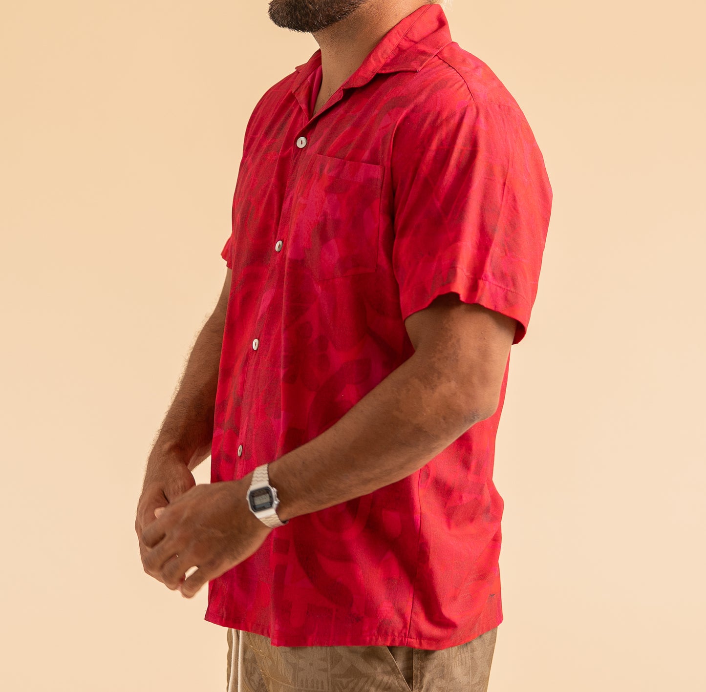 Taputu Shirt -  Dark Cerise