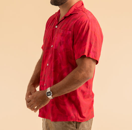 Taputu Shirt -  Dark Cerise