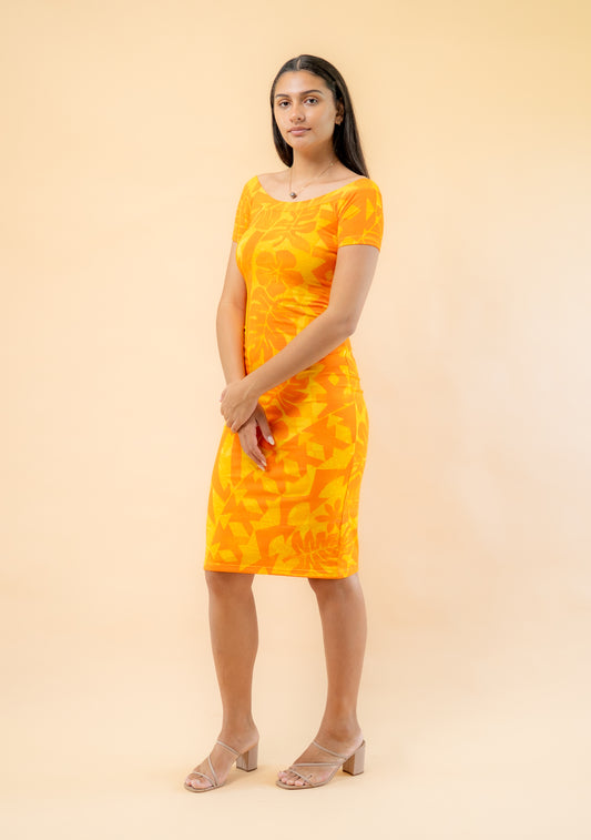 Aimata Dress - Saffron