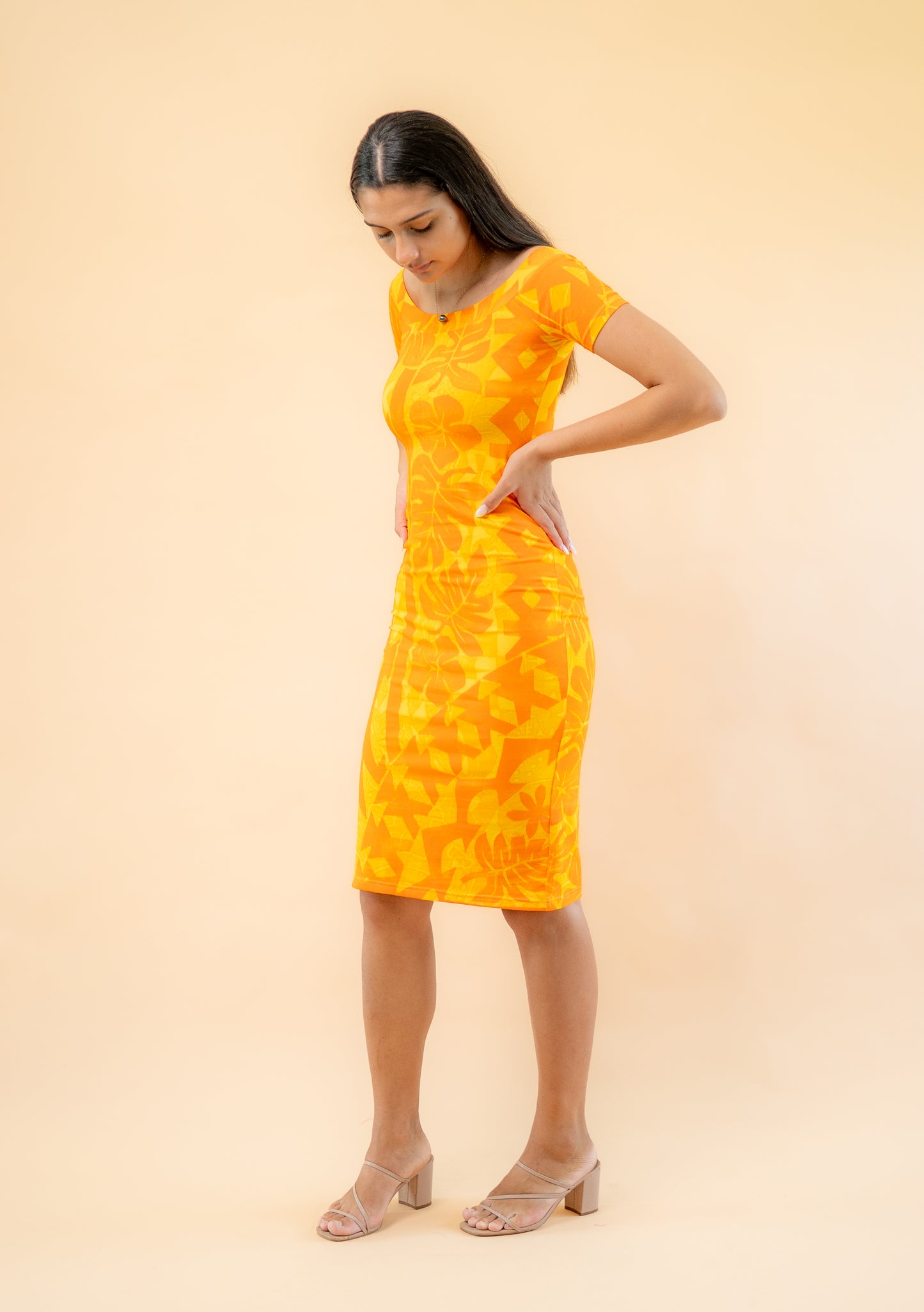 Aimata Dress - Saffron