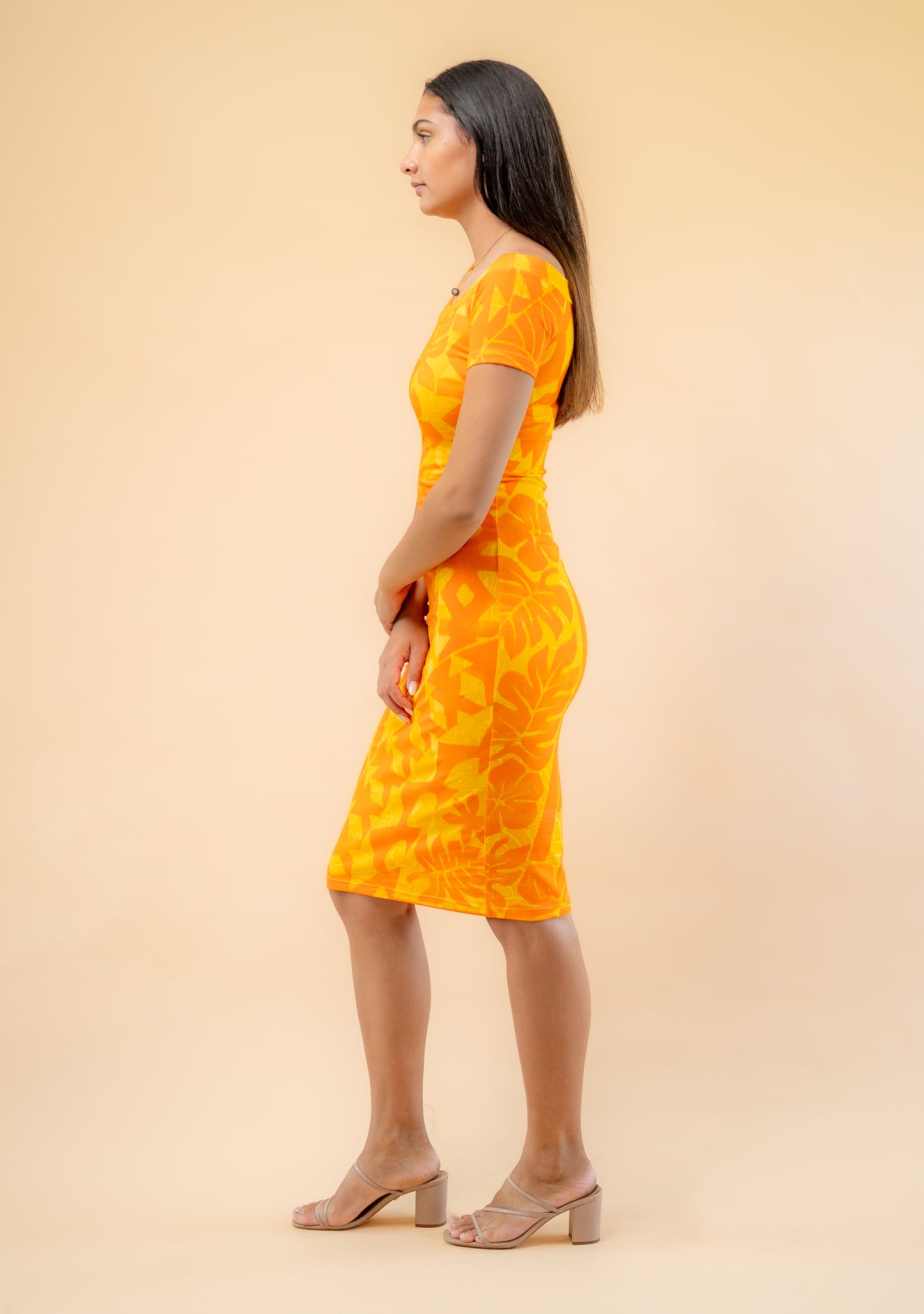 Aimata Dress - Saffron