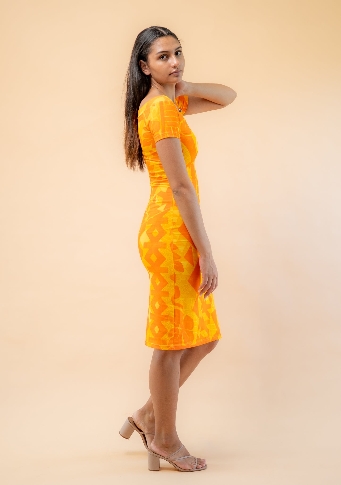 Aimata Dress - Saffron