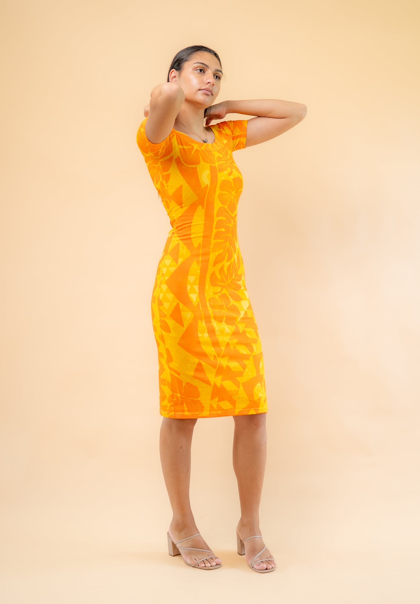 Aimata Dress - Saffron