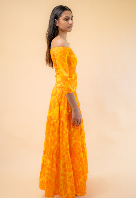 Keanavai Skirt - Saffron