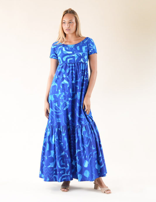 Vaine Dress - Cobalt