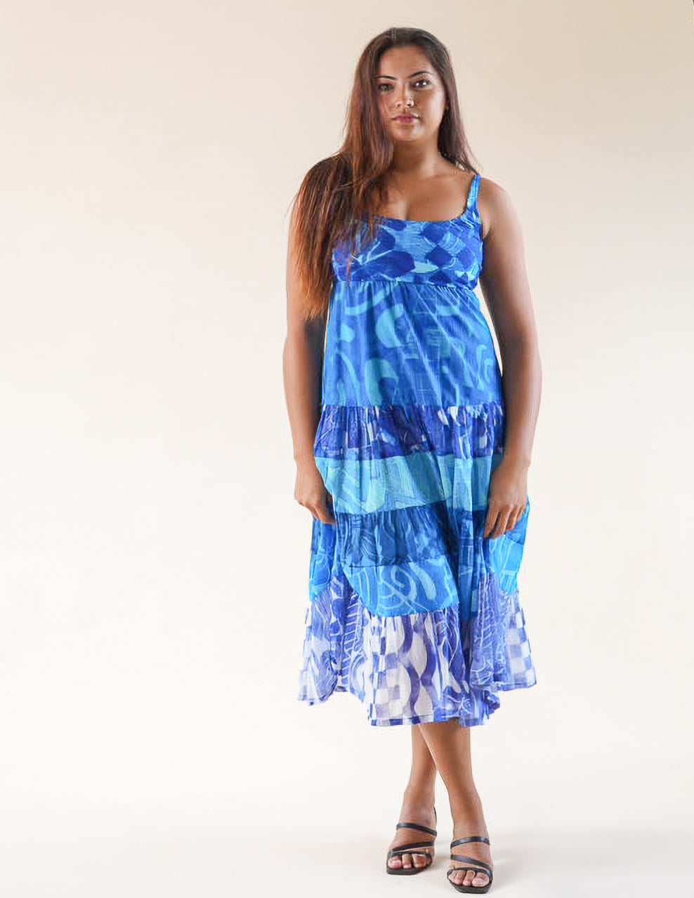 Maine Dress - Cobalt