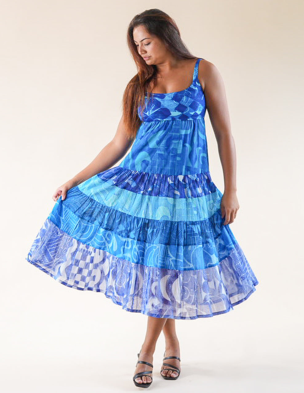 Maine Dress - Cobalt