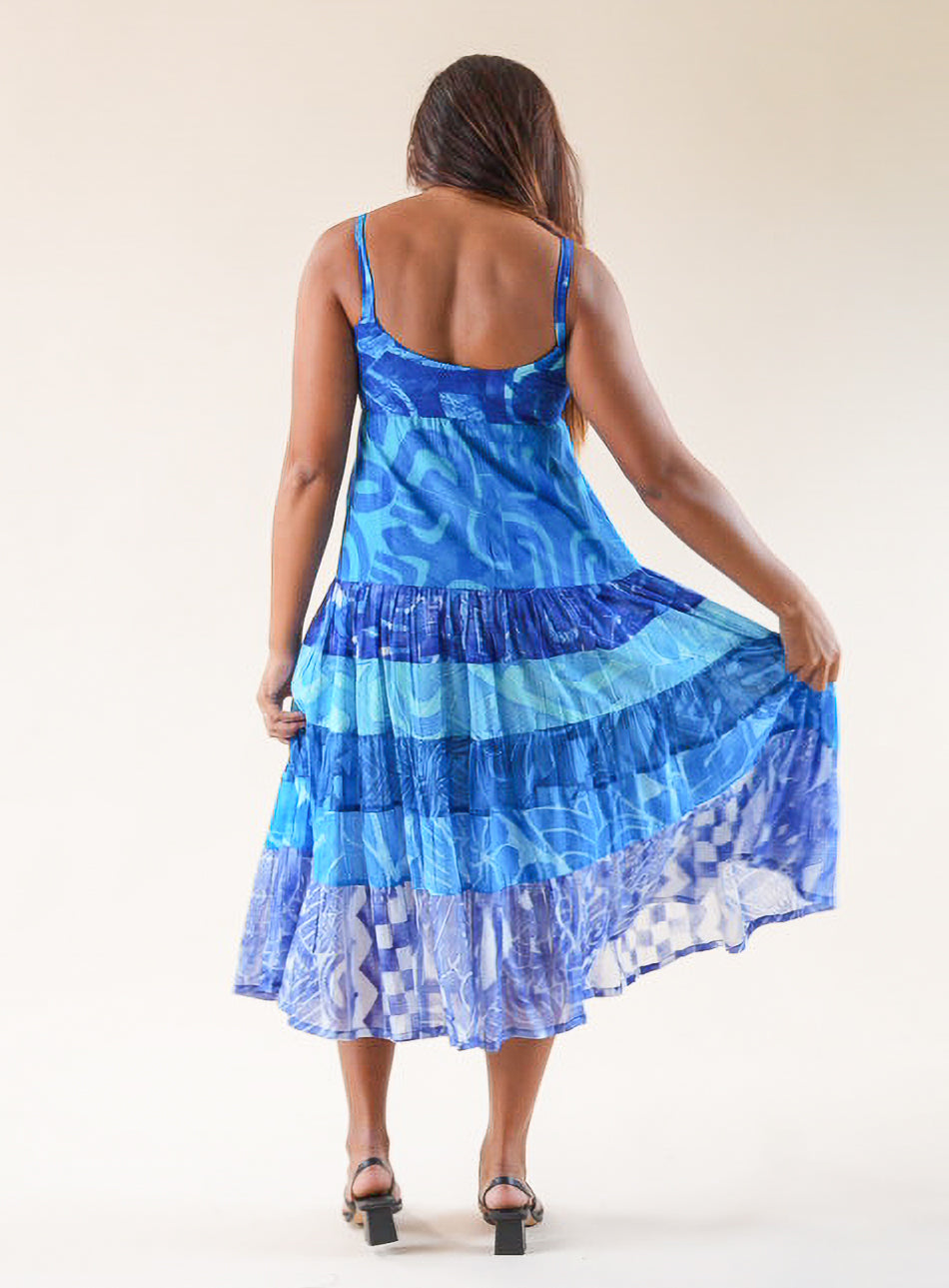 Maine Dress - Cobalt
